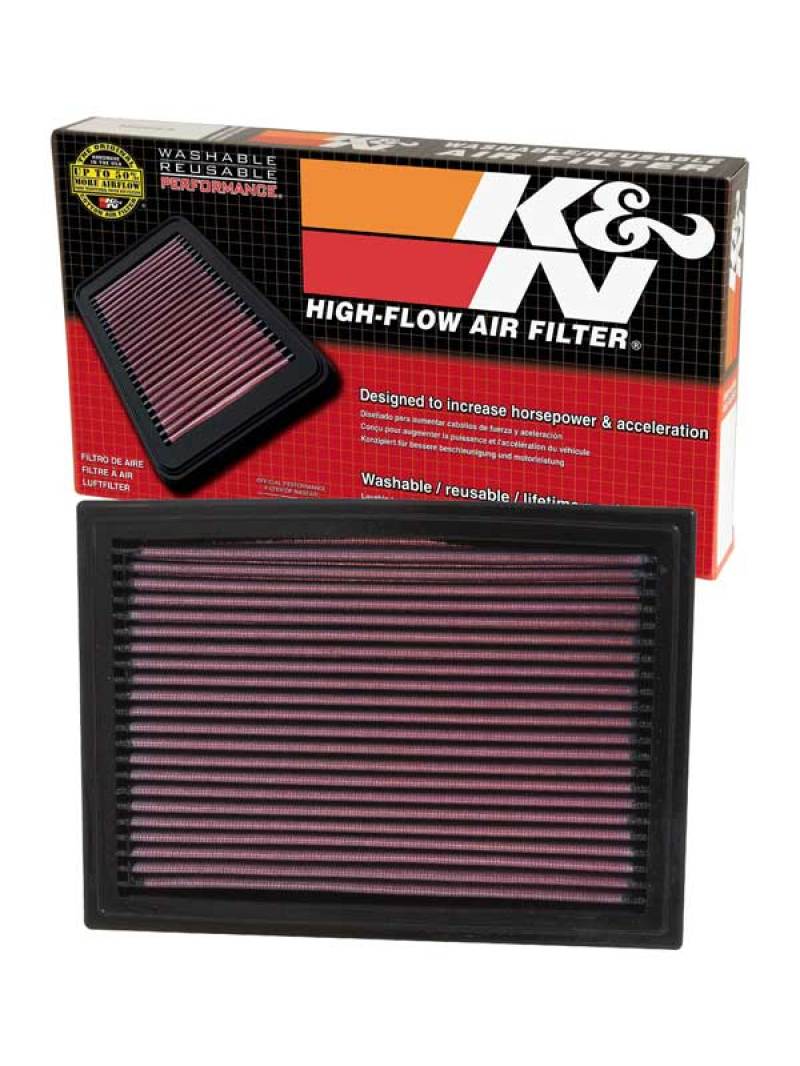 K&N Engineering Replacement High-Flow Air Filter for Ford Escape 2008-2012, Mazda Tribute 2001-2009, Mercury Mariner 2005-2009 - Part 33-2187