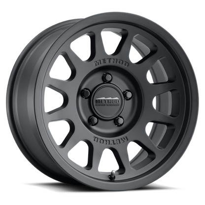 Method MR703 17x8.5 Inch Matte Black Off-Road Wheel with 5x150 Bolt Pattern and +35mm Offset