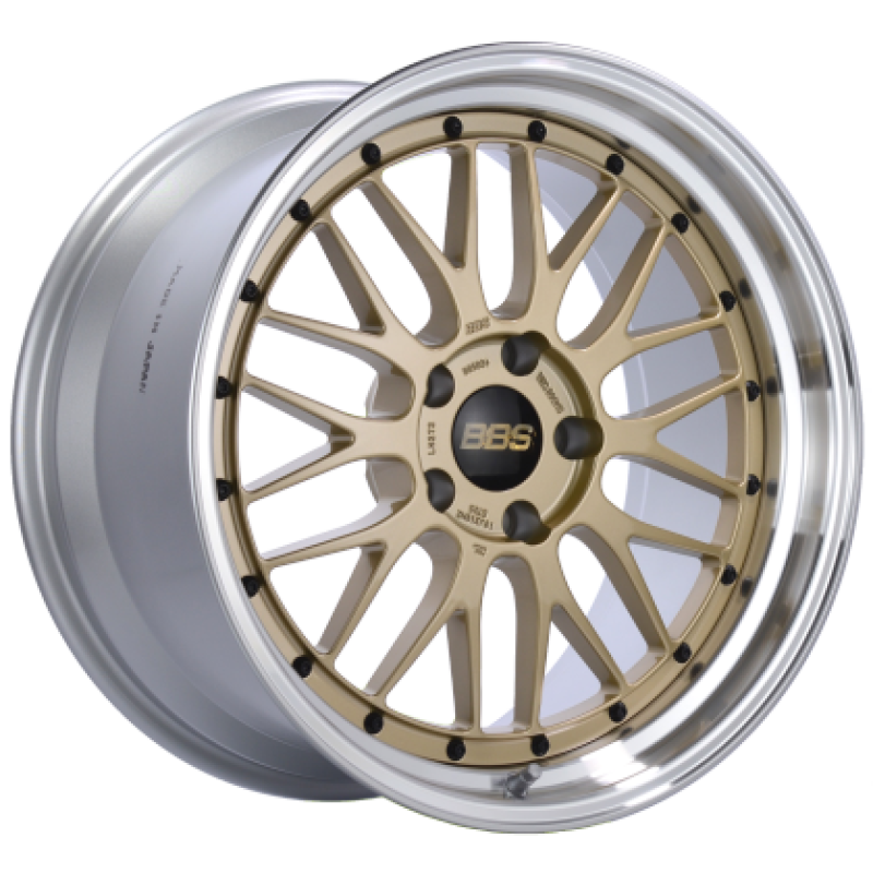 BBS LM 20x10 Inch 5x112 Bolt Pattern Gold Forged Wheel - ET22 Offset, 82mm Hub Bore