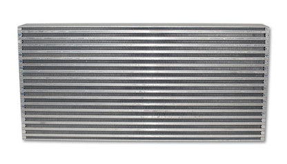 Vibrant Air-to-Air Intercooler Core with Bar and Plate Construction - 25in W x 12in H x 3.5in Thick