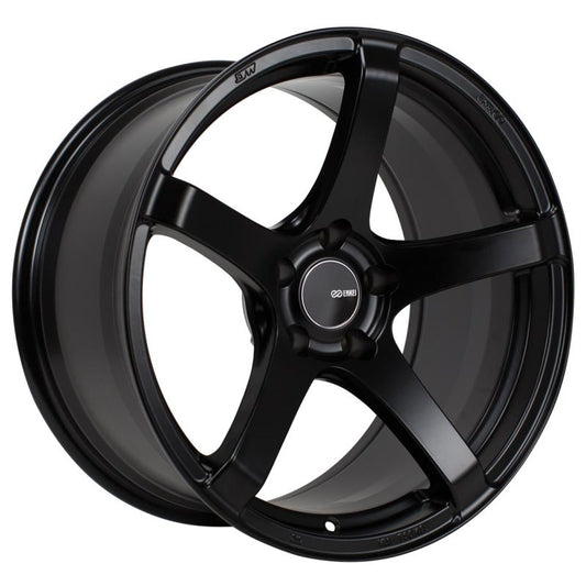 Enkei Kojin 17x8 Matte Black Wheel with 40mm Offset and 5x114.3 Bolt Pattern
