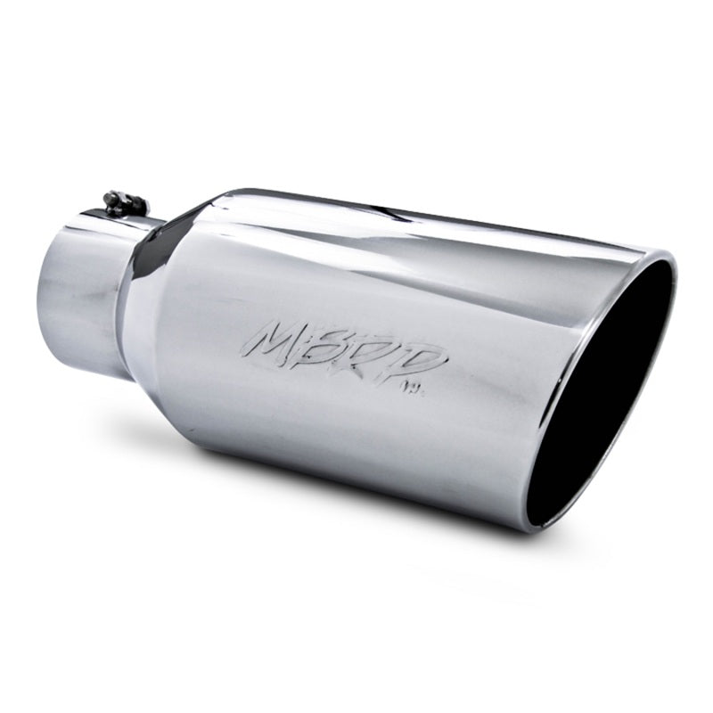 MBRP Universal Exhaust Tip 8 Inch OD Rolled End with 5 Inch Inlet - T304 Stainless Steel