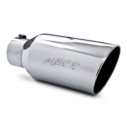 MBRP Universal Exhaust Tip 8 Inch OD Rolled End with 5 Inch Inlet - T304 Stainless Steel