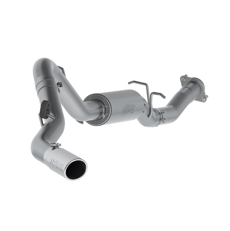 MBRP Armor Plus Series Cat Back Exhaust System for 2007-2010 Chevrolet Silverado 2500 HD with 6.0L V8 - 3.5 Inch Single Side Exit T409 Stainless Steel
