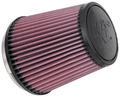K&N Engineering Universal Rubber Round Tapered Air Filter – 4.5 inch Flange, 5.875 inch Base, 4.5 inch Top, 6 inch Height