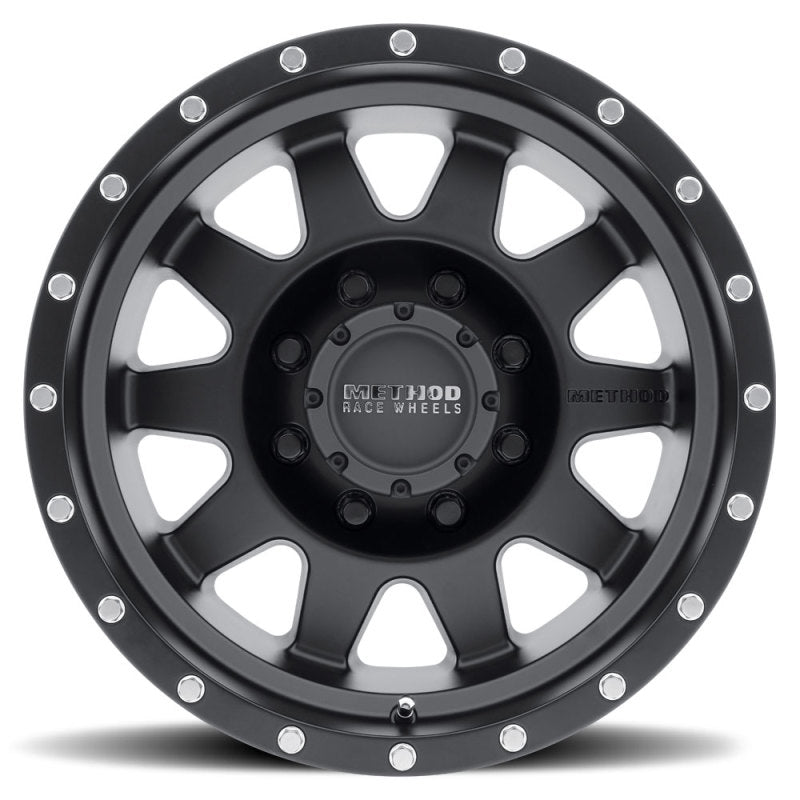 Method MR301 16x8 Black Wheel with 8x6.5 Bolt Pattern and 130.81mm Center Bore