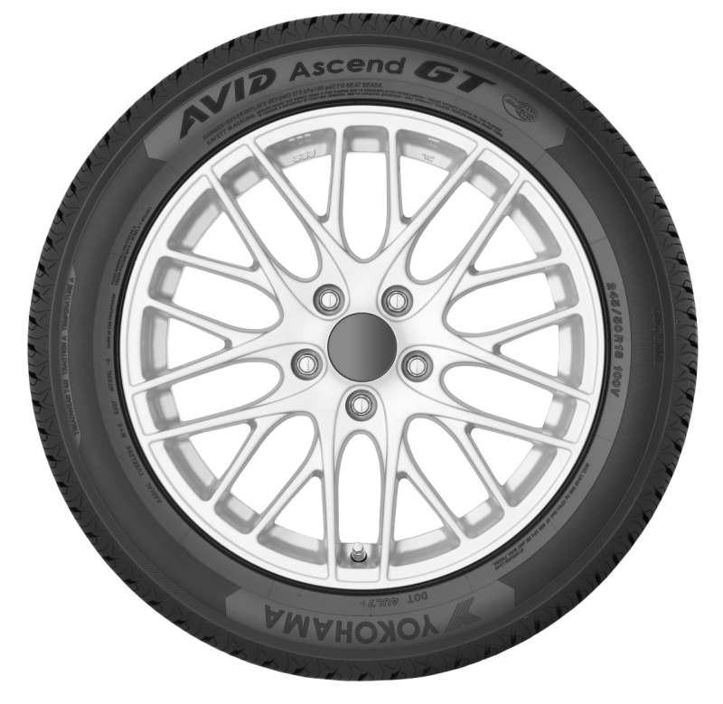 Yokohama Avid Ascend GT 195/65R15 91H Touring Tire for Passenger Vehicles