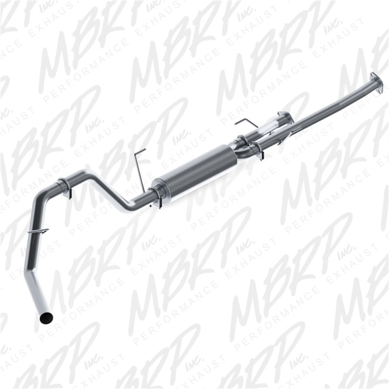 MBRP Armor Lite Series Cat Back Exhaust System for 2010-2012 Toyota Tundra 5.7L - Single Side Exit, Aluminized Steel