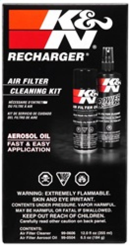 K&N Engineering Aerosol Oil Recharger Service Kit Part Number 99-5000 for Air Filter Maintenance