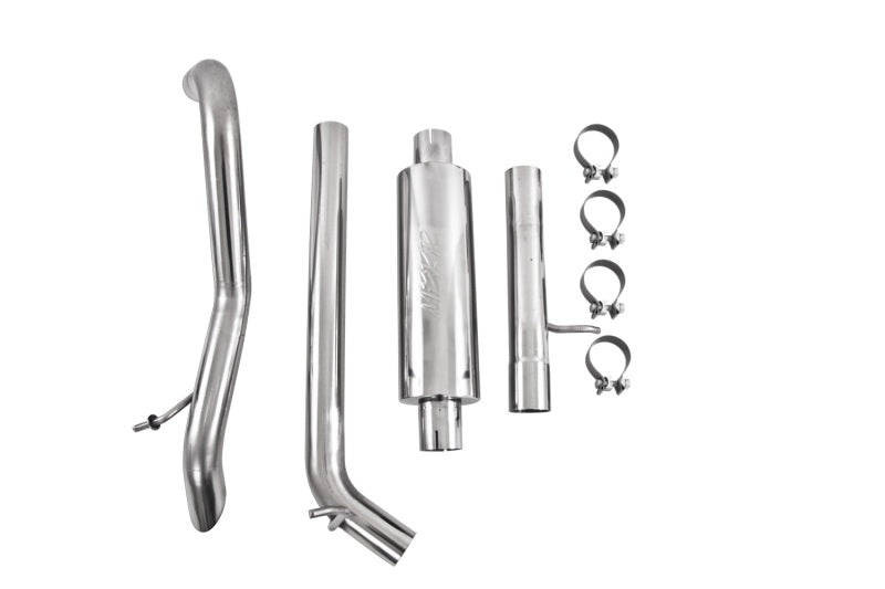 MBRP Armor Plus Series Cat Back Exhaust System for 2012-2014 Jeep Wrangler 3.6L V6 - Single Rear Exit