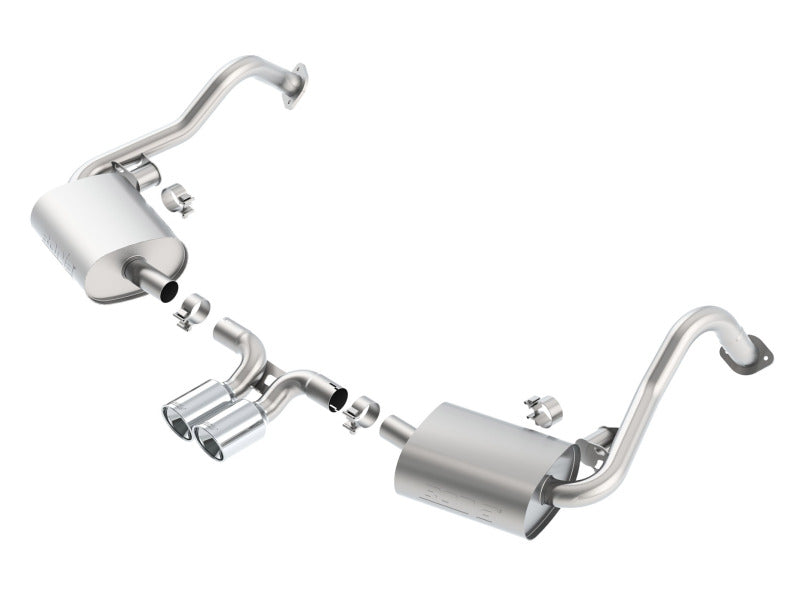 Borla 14-15 Porsche Cayman/Boxster (981) RWD 2-Door Dual Center Rear Exit Catback Exhaust System