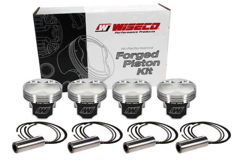 Wiseco K572M87 Professional Series Forged Honda H22 Pistons – 87mm Bore, Set of 4