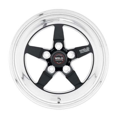 Weld S71 15x9 Inch Black Modular Wheel with 5x4.5 Bolt Pattern – Low Pad Design