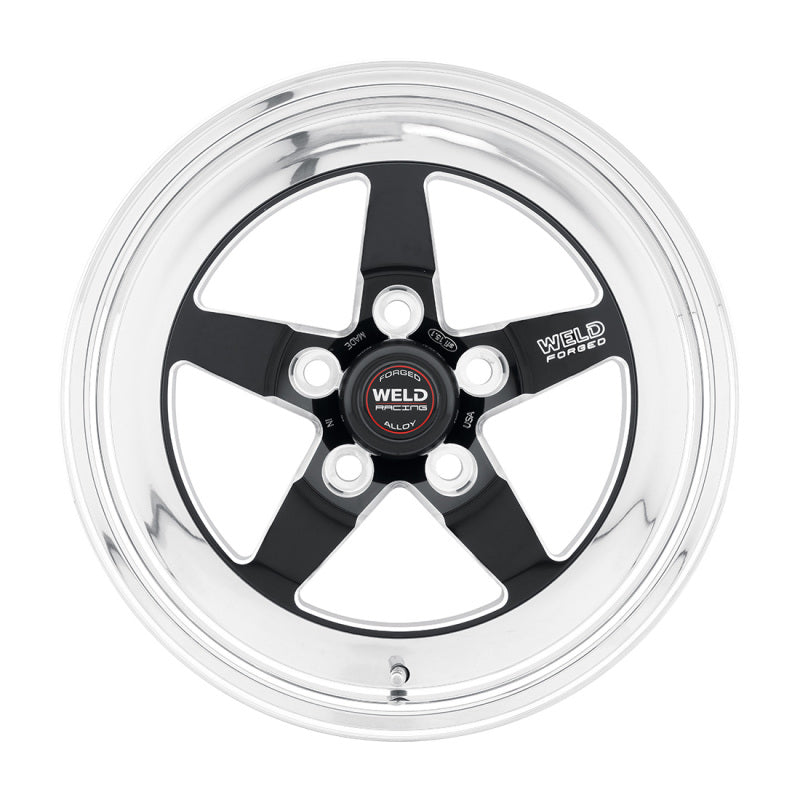 Weld S71 15x10 inch Black Modular Wheel with 5x4.75 Bolt Pattern - Medium Pad, 7.5 inch Backspace