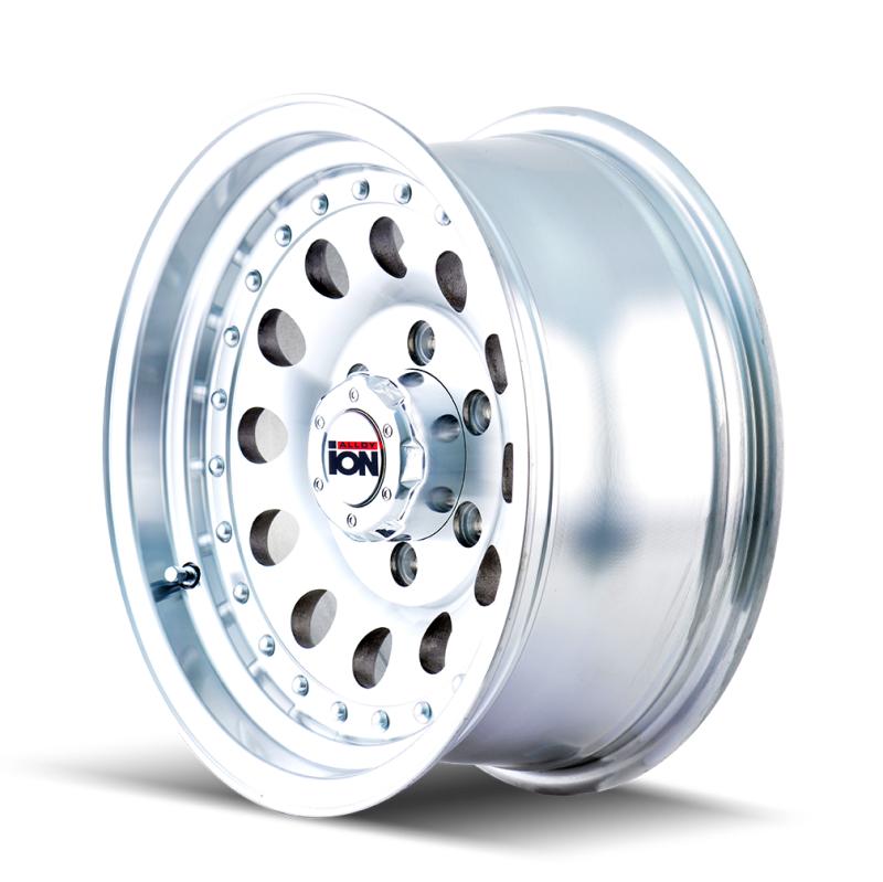 ION Wheels ION 71 Series 15x7 Polished Cast Alloy Wheel with 5x114.3 Bolt Pattern and -6mm Offset