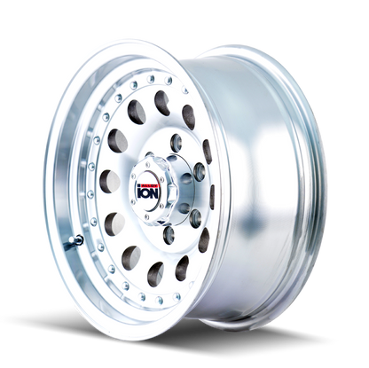 ION Wheels ION 71 Series 15x7 Polished Cast Alloy Wheel with 5x114.3 Bolt Pattern and -6mm Offset