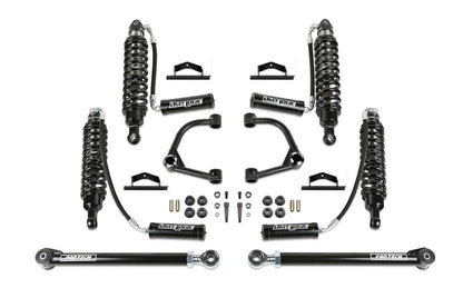 Fabtech 2021 Ford Bronco 3-Inch UCA Lift Kit with Uniballs and Dirt Logic 2.5 Coilover Shocks