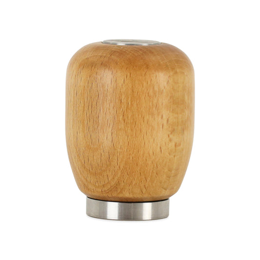 Mishimoto Short Steel Core Beech Wood Shift Knob - Elegant and Durable Manual Transmission Accessory