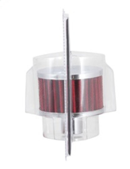 K&N Engineering 62-1170 1-Inch Crankcase Vent Filter with Chrome Finish