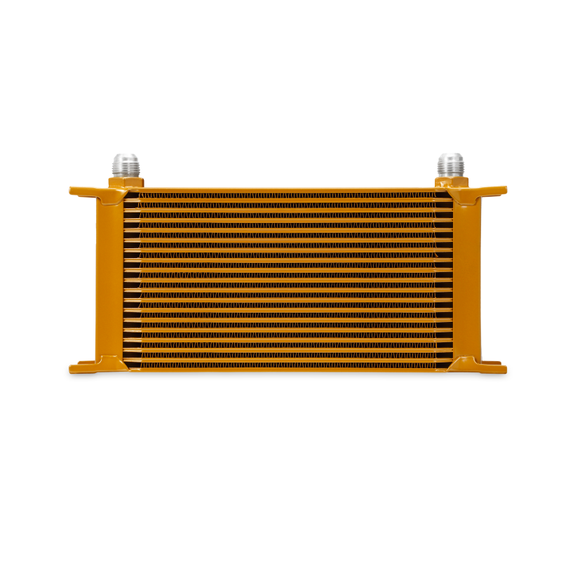 Mishimoto Universal 19 Row Oil Cooler - Gold for Ford Mustang (2018-2021)