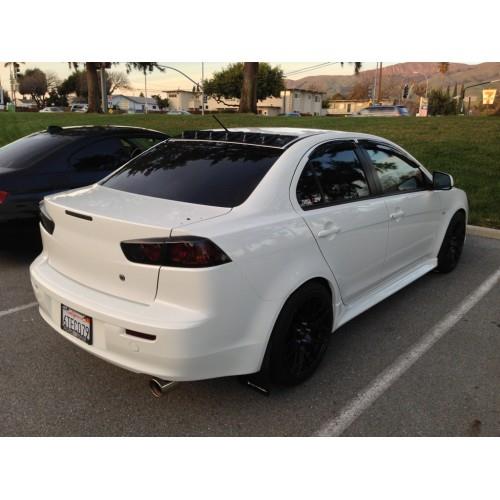 BLOX Racing 08+ Mitsubishi Lancer Vortex Generator – ABS Black