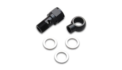 Vibrant LS Engine Oil Pressure Gauge Adapter Fitting - M16x1.5 Male/Female Thread with 1/8 in. NPT Banjo and Aluminum Construction
