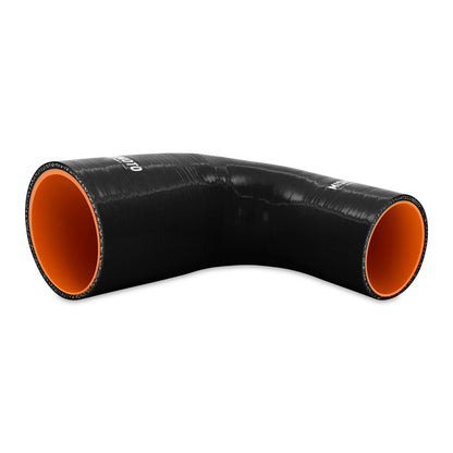 Mishimoto Silicone Reducer Coupler 90 Degree 3 Inch to 3.5 Inch - Black