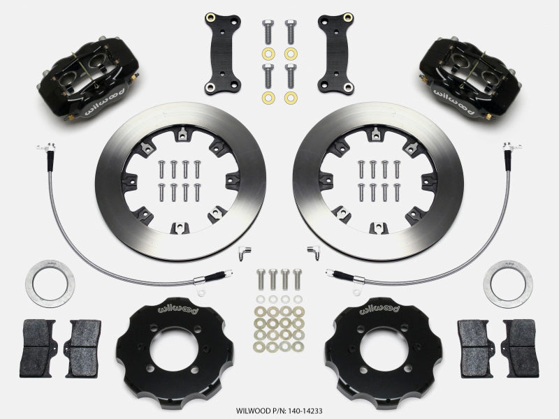 Wilwood Forged Dynalite Front Hat Brake Kit for 2016-2017 Mazda MX-5 Miata and 2017 Fiat 124 Spider