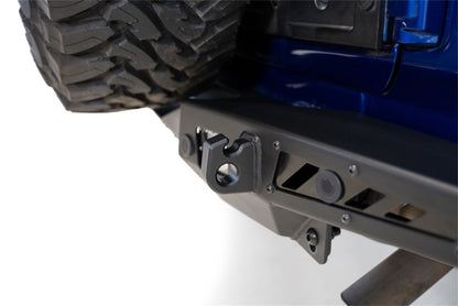 Addictive Desert Designs Jeep Wrangler JL Stealth Fighter Rear Bumper with Cube Light Mounts and D-Ring Hardware