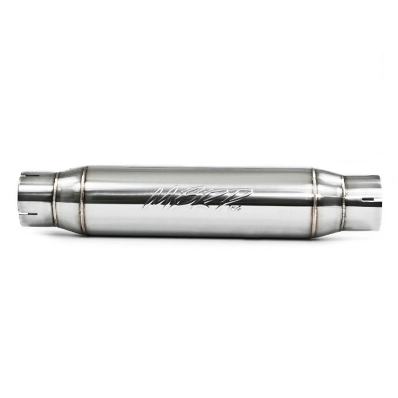 MBRP Universal Resonator with 3-inch Inlet/Outlet – T304 Stainless Steel Performance Muffler