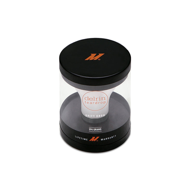 Mishimoto Teardrop Shift Knob - White | Precision Manual Transmission Accessory