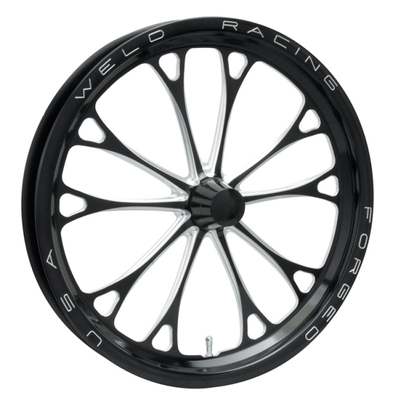 Weld V-Series 1-Piece 17x3.5 Black Spindle MT Wheel - Non-Beadlock