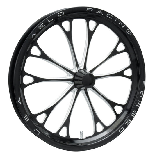 Weld V-Series 1-Piece 17x3.5 Black Spindle MT Wheel - Non-Beadlock