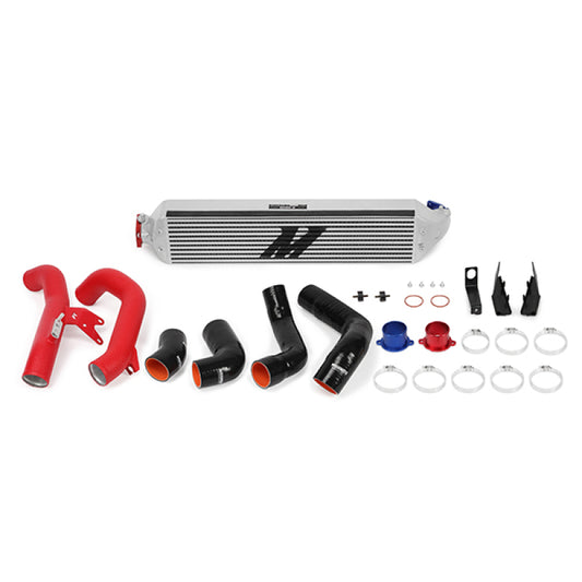 Mishimoto 2016+ Honda Civic 1.5T / 2017+ Civic Si Silver Intercooler Kit with Red Piping