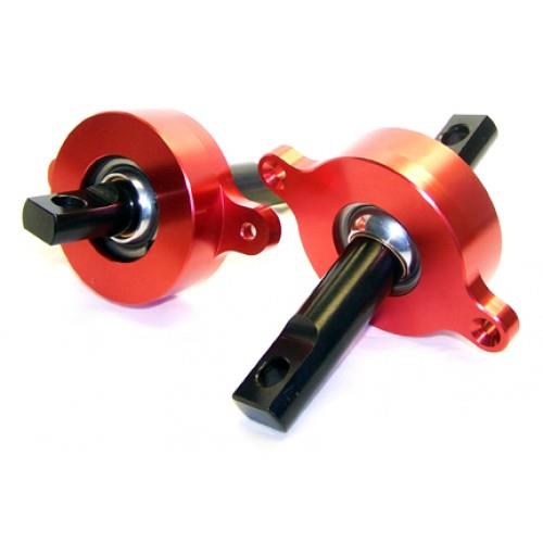 BLOX Racing Rear Trailing Arm Bushing Kit in Red for Honda Civic and Acura Integra