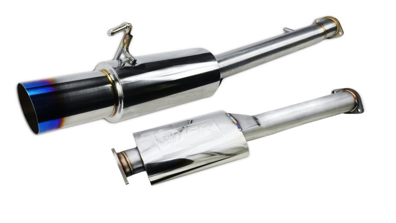 ISR Performance GT Single Exhaust with Burnt Tip for Nissan 350Z – Part Number IS-GT-350Z-BT