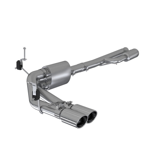 MBRP Armor Lite Series Cat Back Exhaust System for 2019 Chevrolet Silverado 1500 and GMC Sierra 1500 with 4.5L/5.3L Engines