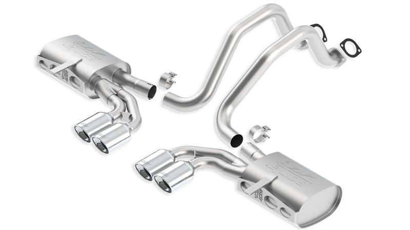Borla ATAK SS Catback Exhaust System for Chevrolet Corvette 1997-2004 5.7L V8