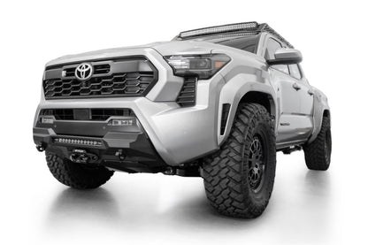 Addictive Desert Designs 2024 Toyota Tacoma Stealth Center Mount Winch Front Bumper with Light Bar Mount