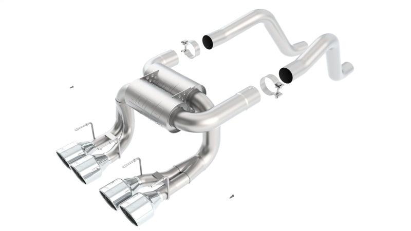 Borla ATAK Axle-Back Exhaust System for 2006-2013 Chevrolet Corvette Z06/ZR1 6.2L/7.0L V8