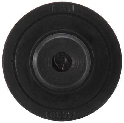 K&N Engineering 62-1490 Rubber Base Chrome Top Push-In Crankcase Vent Filter, 3 Inch OD x 2-1/2 Inch Height