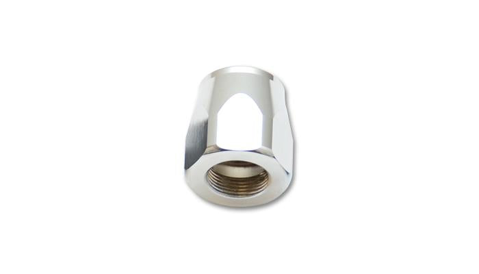 Vibrant Performance -6AN Aluminum Hose End Socket in Black for Automotive Applications