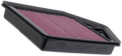 K&N Engineering 33-2437 High-Flow Reusable Air Filter for Honda CR-V 2.4L-L4