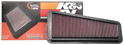 K&N Engineering High-Flow Drop-In Air Filter for Toyota Tacoma, Tundra, FJ Cruiser, and 4Runner (Part #33-2281)