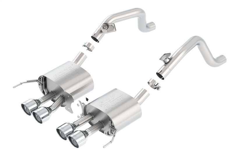 Borla ATAK Axle-Back Exhaust System for Chevrolet Corvette C7 (2014-2019) without AFM and NPP Valves