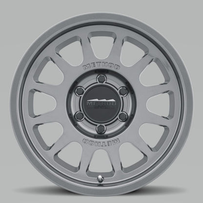 Method MR703 16x8 Inch Titanium Off-Road Wheel with Bead Grip Technology