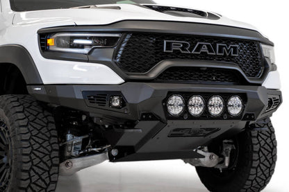 Addictive Desert Designs 2021-2023 Ram 1500 TRX Bomber Front Bumper with Rigid Light Mounts