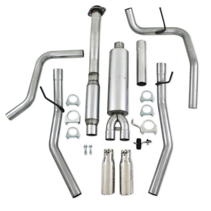 MBRP S5234AL Armor Lite Series 2.5-Inch Cat Back Exhaust System for Ford F-150 2011-2012 with Dual Split Rear Exit