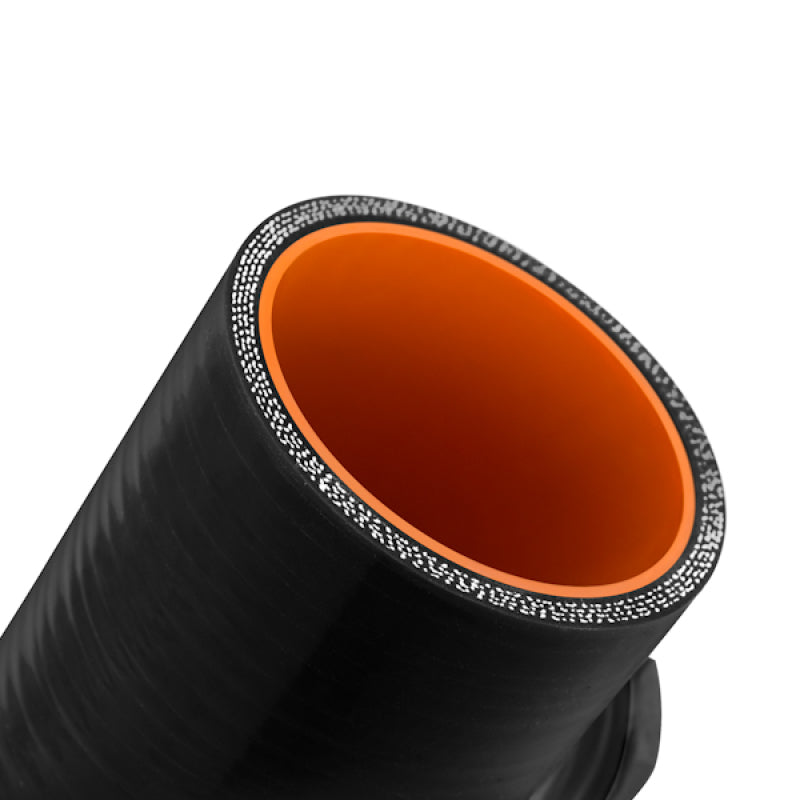 Mishimoto 2.5-inch Black Silicone Coupler with 1/8-inch NPT Bung for Automotive Applications