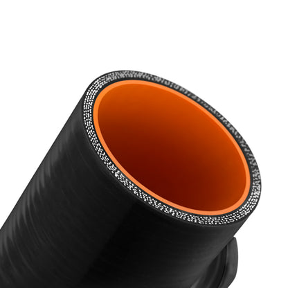 Mishimoto 2.5-inch Black Silicone Coupler with 1/8-inch NPT Bung for Automotive Applications